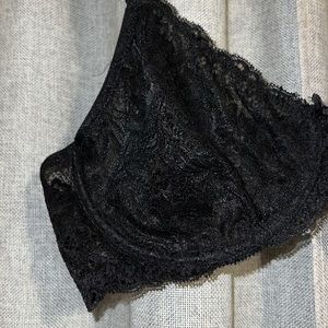 NWT Candie’s Sheer Lace Black Underwire Bra 38C - No Longer Available From Brand